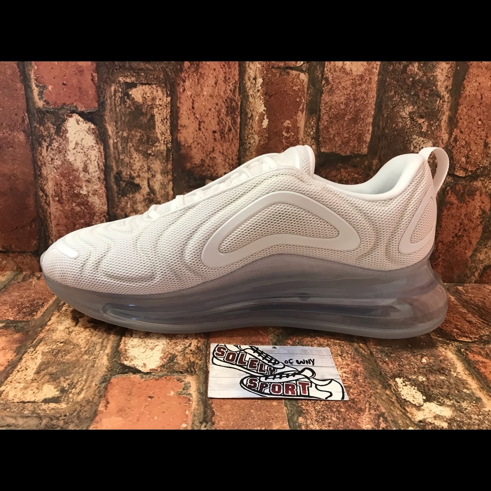 NEW Nike Air Max 720 Triple White Vapormax 270 Men - Picture 7 of 8